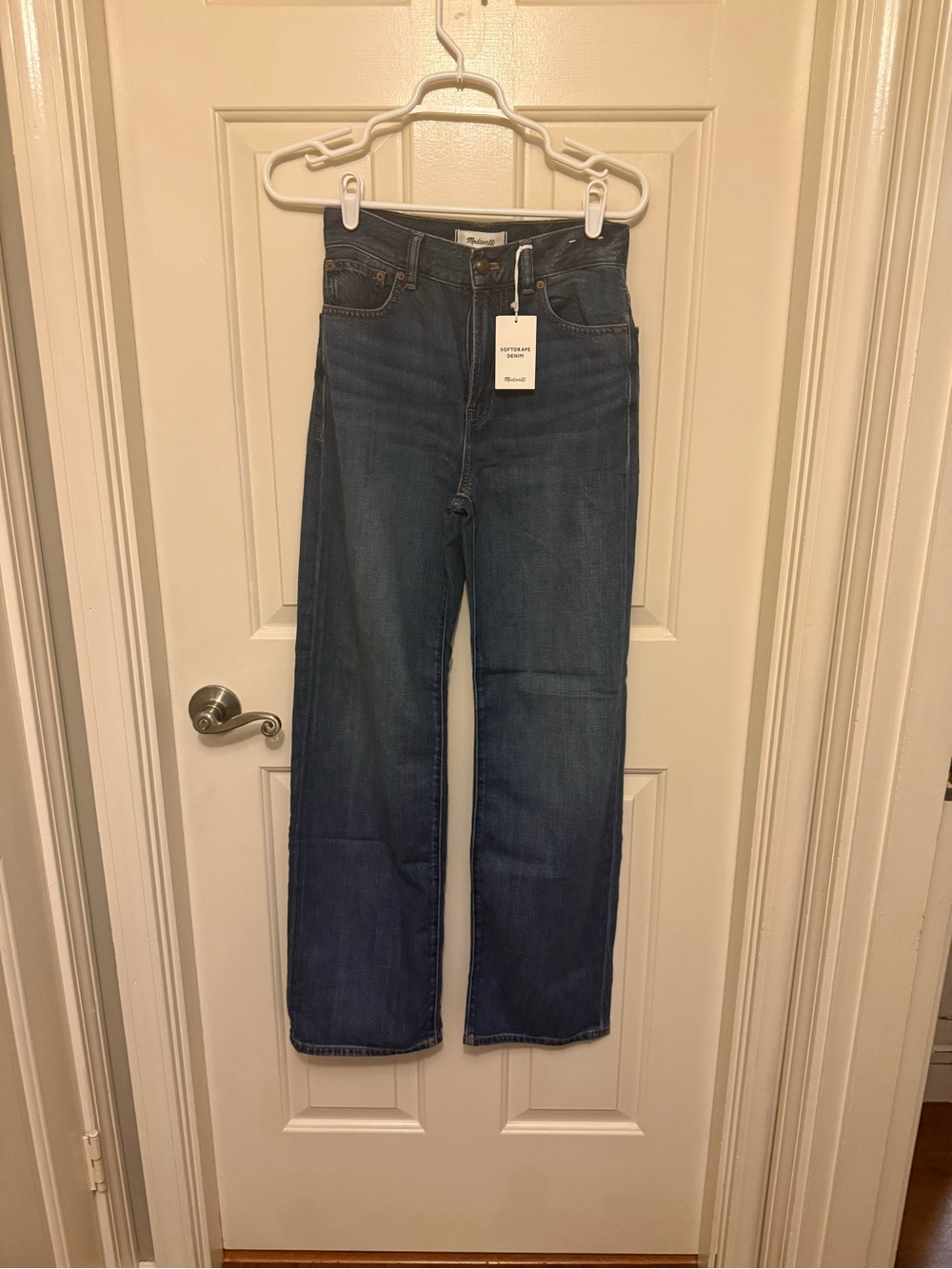 Madewell The Perfect Vintage Wide-Leg Jeans -  with Soft Drape Denim